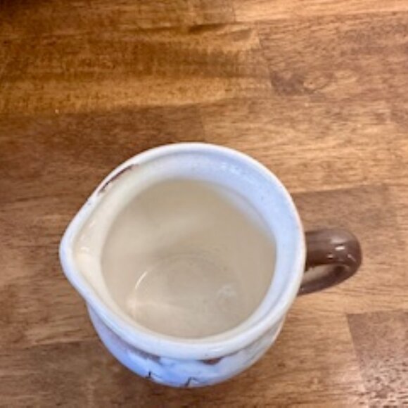 Jan Blair Canadian Pottery Pitcher Signed Hand Painted Ship Vintage Maritime - Picture 4 of 7